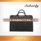 Fashion black high quality men's PU leather briefcase laptop bag