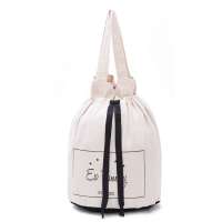 Wholesale Eco Friendly Canvas Drawstring Rope Bag Cotton Shopping Bag