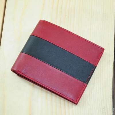 Multi Color RFID thin leather wallet