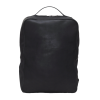 Two Tone Leather Laptop Leather Backpack Single Compartment