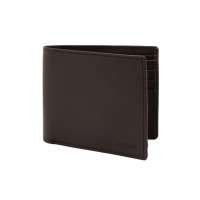 Mens leather wallet with credit card pockets & ID window