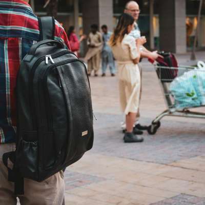 Business Backpack in Genuine Leather