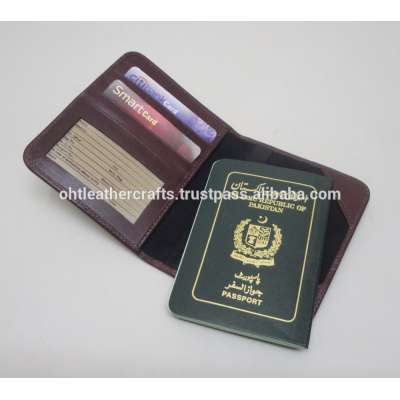 Genuine Leather RFID Passport Case LPC-11