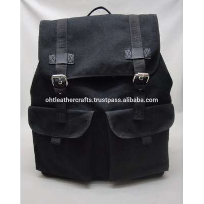 Waterproof Waxed Canvas Backpack Laptop Bag