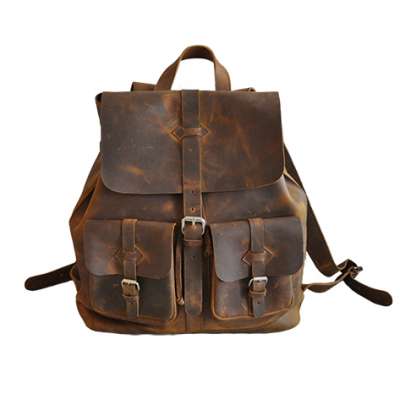 Genuine Leather Crazy Horse Backpack